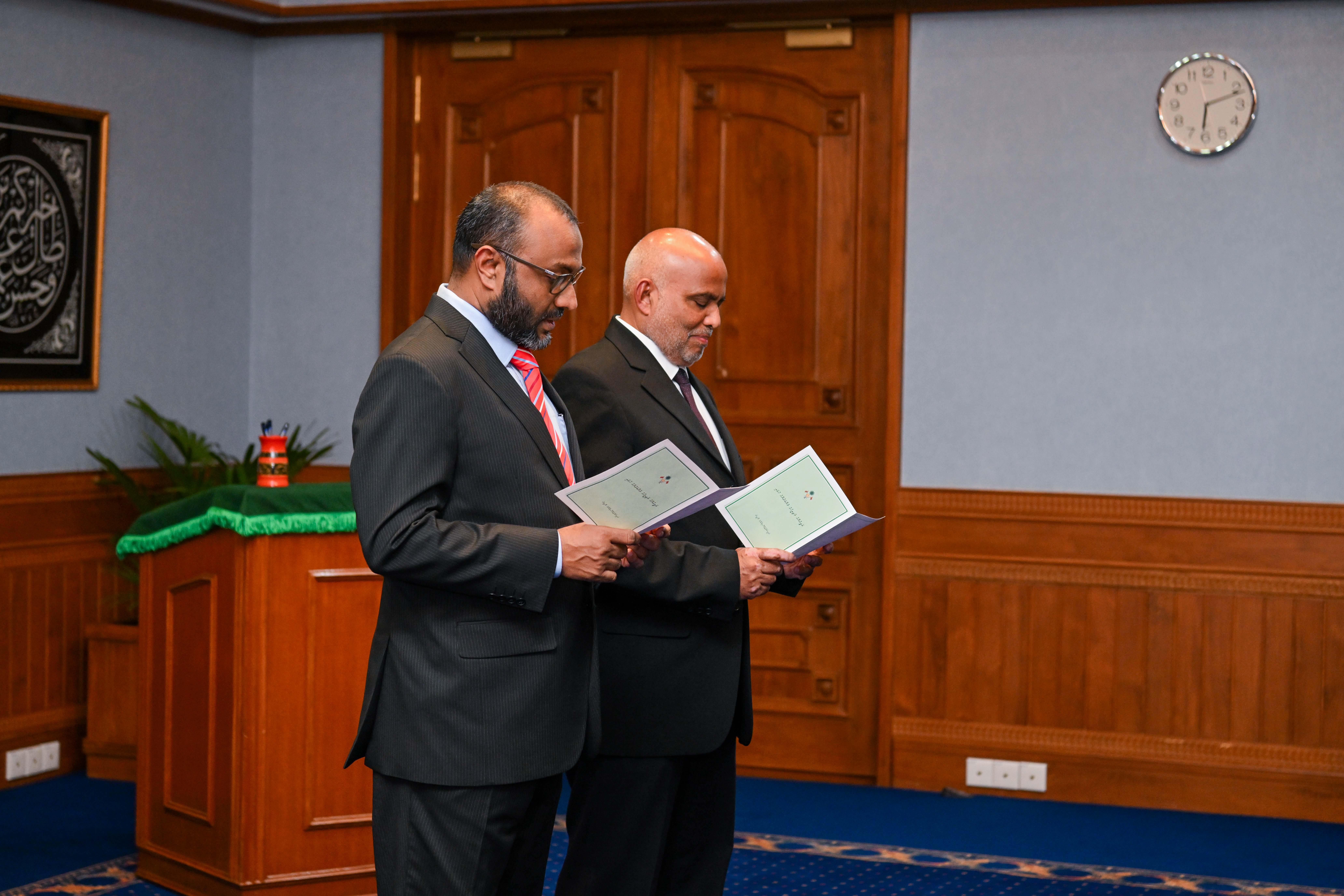 ޝަހީމް، ހައިދަރު އަދި އުޝާމް އަލުން މަޤާމަށް އައްޔަނު ކުރައްވައިފި