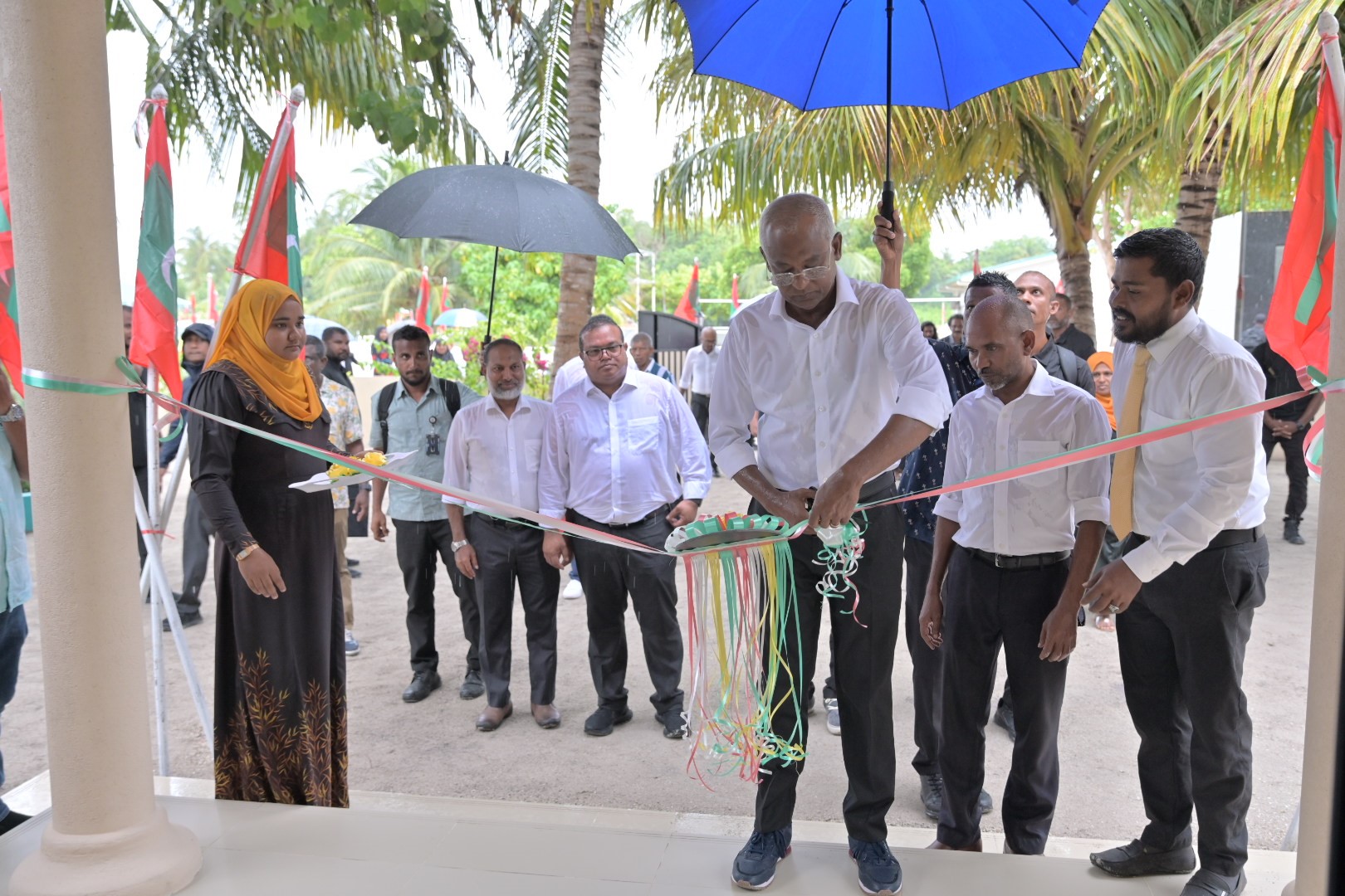 ރައީސް ޞާލިޙް ކޮނޑޭ ފެނަކަ އައު އިންޖީނުގެއާއި އޮފީސް ޢިމާރާތް ހުޅުއްވައިދެއްވައިފި