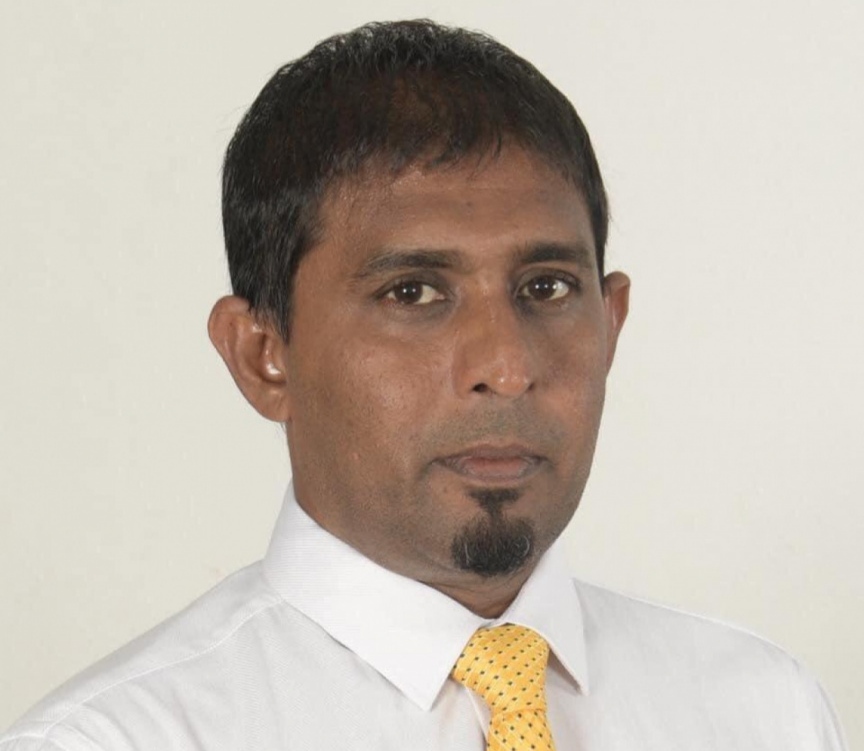 އައްޑޫ ސިޓީގެ އެމްޑީޕީ ރައީސް އަހުމަދު އަދުހަމް