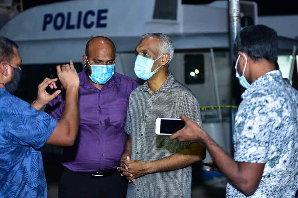 ނޫމަޑި މައްސަލަައިގައި ޑރ.މުއިއްޒު ފުލުހަށް ހާޒިރުކޮށް ބަޔާންނަގައިފި