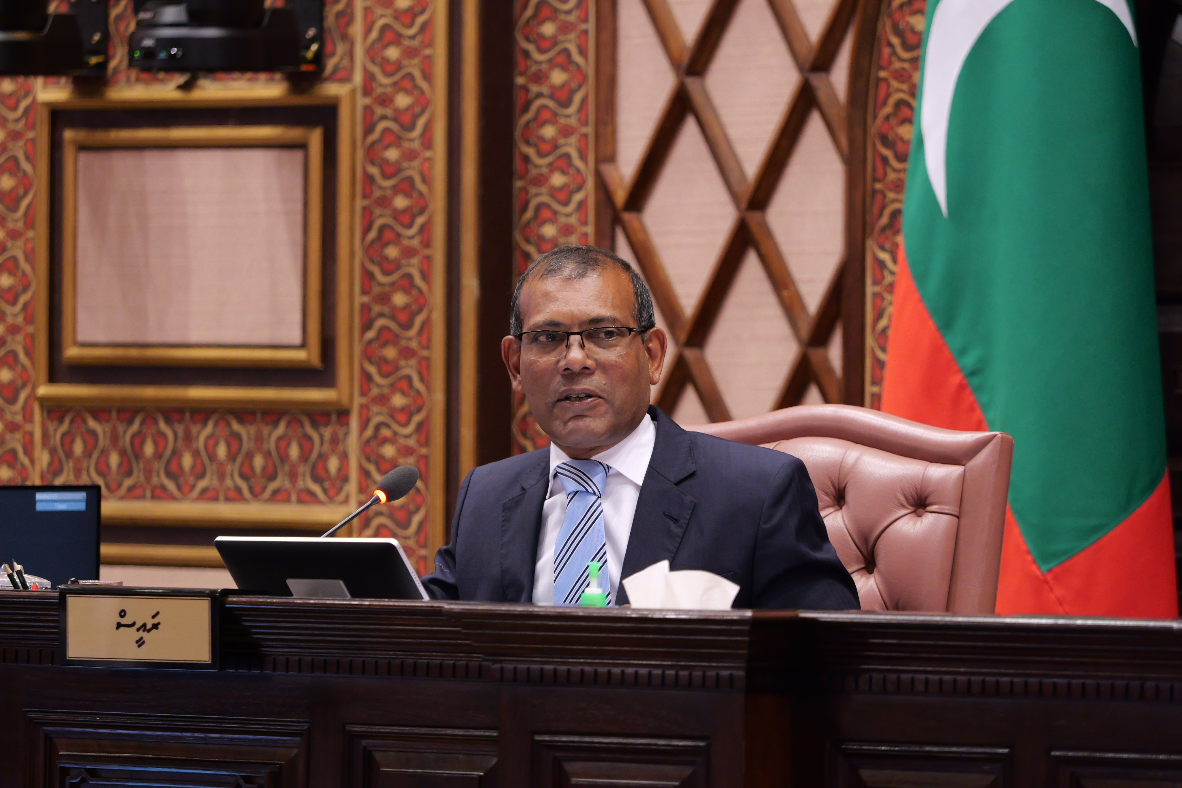 ޙަސަން ޞާބިރަކީ ހެޔޮ އިރުޝާދާއި ހެޔޮލަފާ ދެއްވި ބޭފުޅެއް: ރައީސް ނަޝީދު