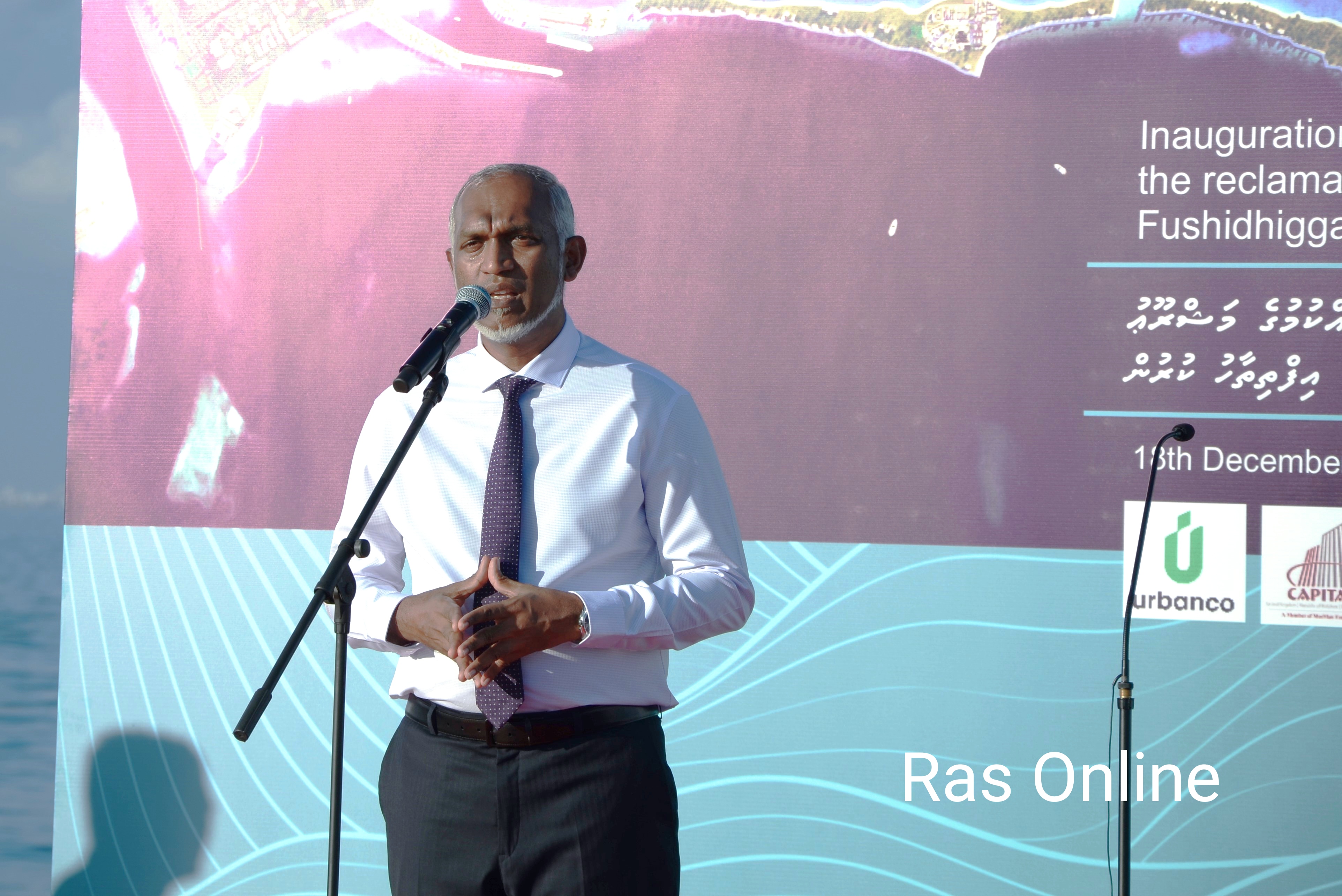 ރަސްމާލެ ތަރައްޤީކުރާނީ "ޒީރޯ ކާރބަން، ސޭފް އައިލެންޑް" ކޮންސެޕްޓަށް: ރައީސް