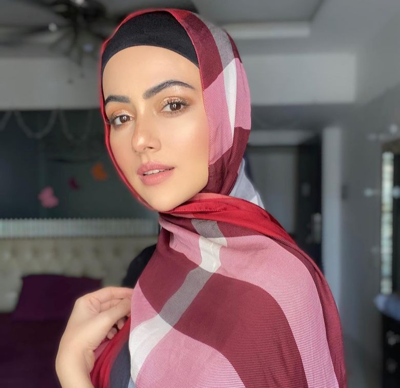 Indian actress and model Sana Khan