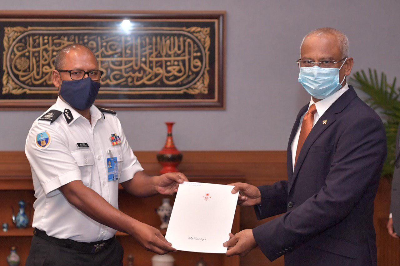 ކޮމިޝަނާ ޖެނެރަލް އޮފް ކަސްޓަމްސްގެ މަގާމަށް އަބްދުﷲ ޝަރީފް