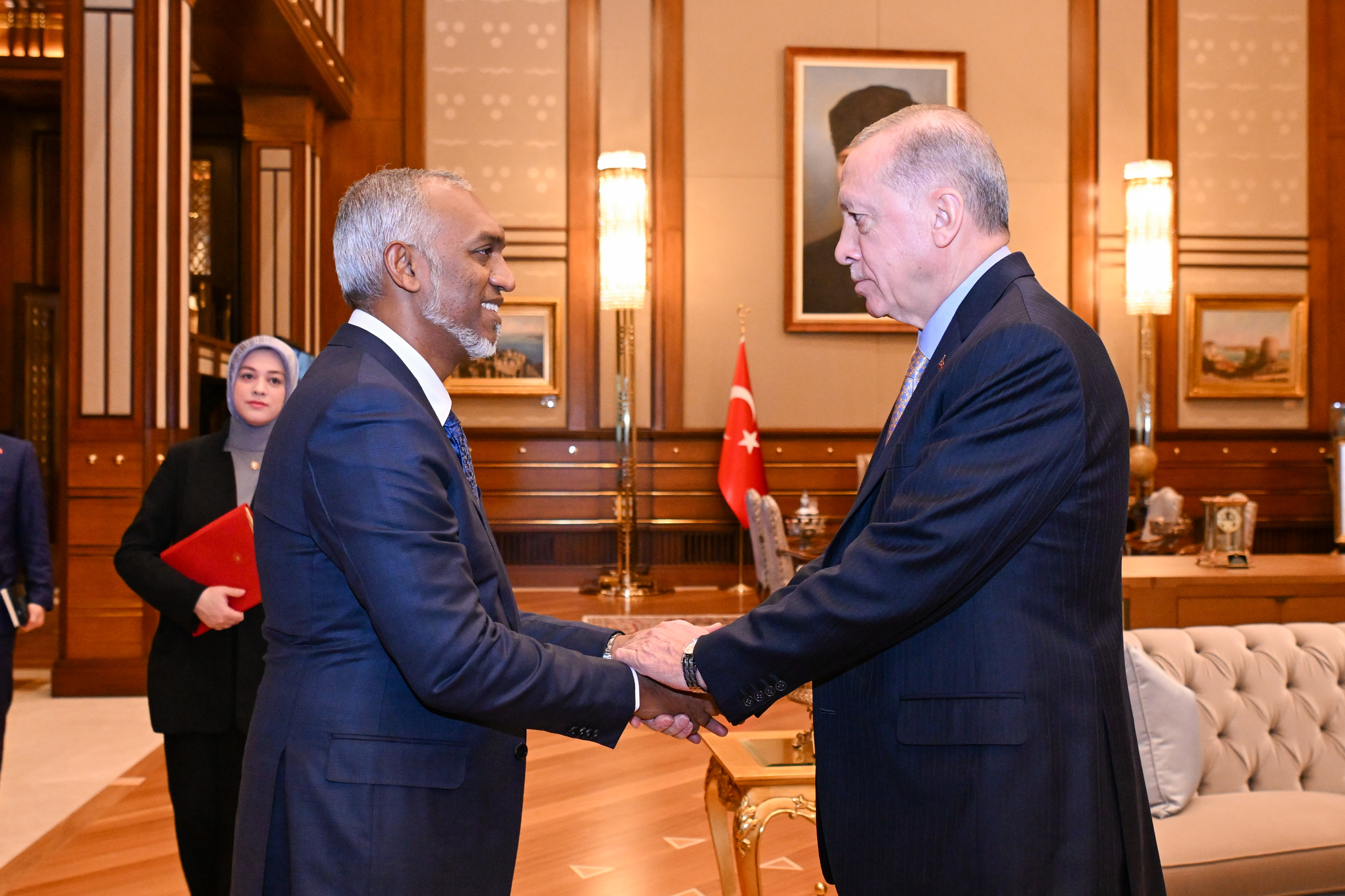 ތުރުކީގެ ދަތުރު ވަރަށް ކާމިޔާބު، މިއީ  ދެ ޤައުމުގެ ގުޅުމަށް އައު ބާބެއް: ރައީސް