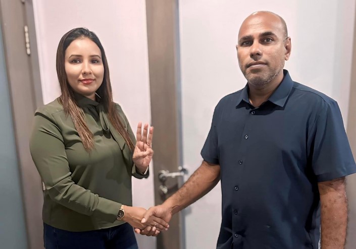 ދާންދޫ ދާއިރާގެ ޖޭޕީ ކެންޑިޑޭޓް ޕީއެންސީގެ ކެންޑިޑޭޓަށް ތާއިދުކުރަން ނިންމަވައިފި