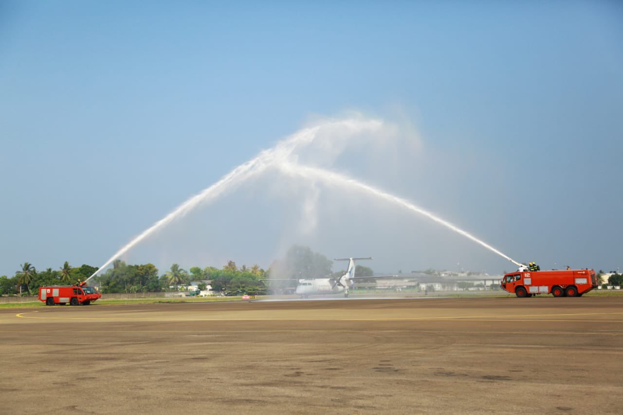 50 އަހަރަށްފަހު ލަންކާގެ އެންމެ ދުވަސްވީ އެއަރޕޯޓަށް ބައިނަލްއަގުވާމީ އުދުހުންތައް ފަށައިފި