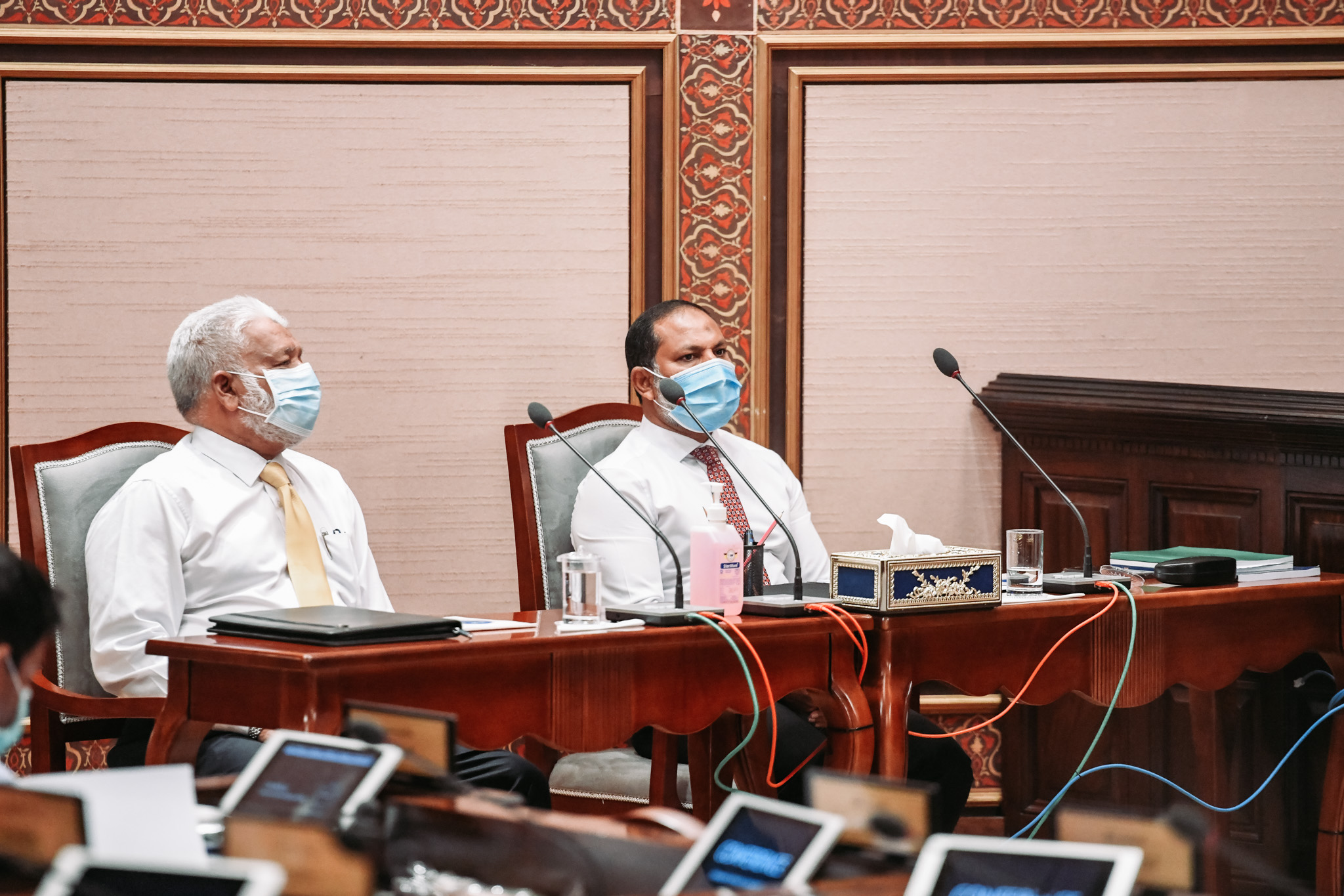 ހޯމް މިނިސްޓަރު އިމްރާން އަބުދު ﷲ މަޖިލީހުގައި