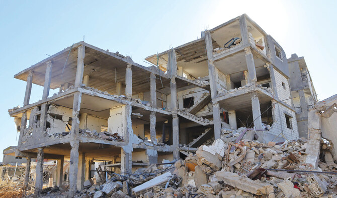 Israel forces caused massive destruction in the southern Lebanese village of Khiam before their pullout under the ceasefire deal. (AFP/File)