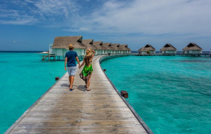 Tourists in a Maldives. Photo: Social Media