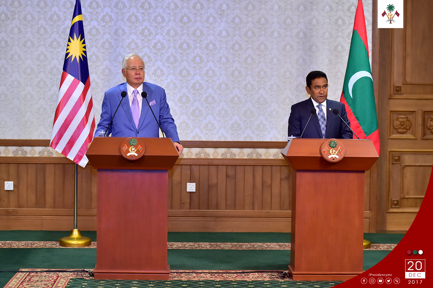 މެލޭޝިއާގެ ކުރީގެ ބޮޑުވަޒީރުގެ މައްޗަށް ލޯންޑަރިންގެ ކުށް ސާބިތުވެ 15 އަހަރަށް ޖަލައް